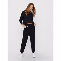 ONLY 15230209, Sweatpants, Female, Adult, Black, L, Highwaist fit