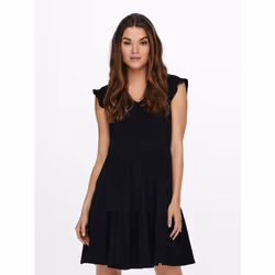 ONLY 15226992, Adult, Female, Black, L, Cotton, 100% Cotton