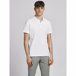 Jack & Jones 12136668, White, XL, Cotton, Do not bleach, Do not tumble dry, Do not dry-clean