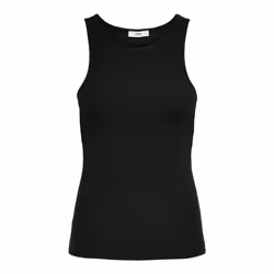 ONLY 15234659 Tank top Round neckline Sleeveless Cotton, Elastane