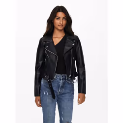 ONLY 15232135, Female, Adult, Regular fit, Cotton, Polyester, Polyurethane (PU), Black