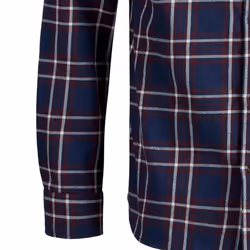 Jack&Jones Men's Casual Checked Shirt, Button Cuff - S, Navy