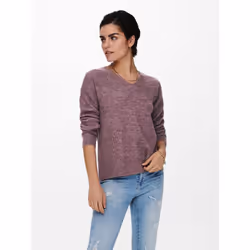 ONLY 15204588, Pullover, Adult, Female, Brown, Red, Rose, Red / Rose Brown, S