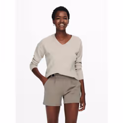 ONLY 15204588, Pullover, Adult, Female, Beige, Beige / Pumice Stone, L
