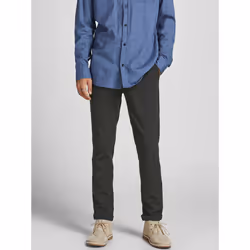 Jack & Jones 12193553, Chino, Adult, Grey, Elastane, Polyester, Viscose, Do not bleach, Fine wash (30°C)