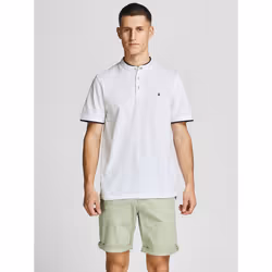 Jack & Jones 12199711, White, L, Cotton, Do not bleach, Do not tumble dry, Do not dry-clean