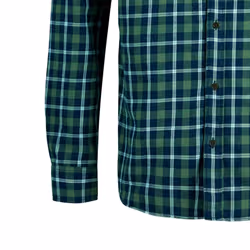 Jack&Jones Men's Casual Checked Shirt, Button Cuff - L, Forest Night