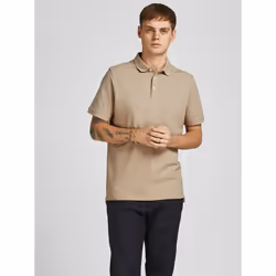 Jack & Jones 12136668, Beige, S, Cotton, Do not bleach, Do not tumble dry, Do not dry-clean