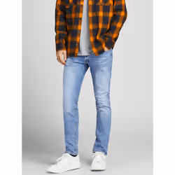 Jack & Jones 12203510, Jeans, Adult, Blue, Cotton, Elastane, Do not bleach, Fine wash (30°C)