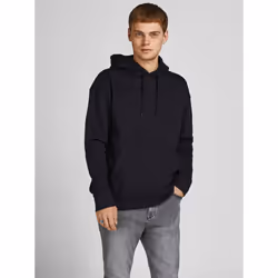 Jack & Jones 12208157, Adult, Black, XL, Cotton, Polyester, Do not bleach, Do not dry-clean
