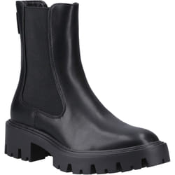 ) ONLY Betty-1 Polyurethane Women's Black Boots - Black, 4 (Adults'