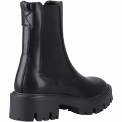 ) ONLY Betty-1 Polyurethane Women's Black Boots - Black, 5 (Adults'