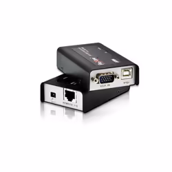 The CE100 USB KVM Extender with superior video quality and built-in ESD protection allows access to a computer system from a  ...
