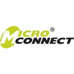 Microconnect CAT6A U-FTP Slim, LSZH, 0.15m Network Cable, Black networking cable