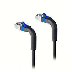 Lanview Network Cable CAT6A U/FTP Slim & Bendable Halogenfree (LSZH) 0.25m Black networking cable U/FTP (STP)