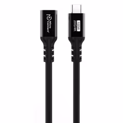 Microconnect MC-USB3.2CC015-FA USB cable USB 3.2 Gen 2x2 0.15 m USB C Black - Additional view 2