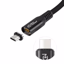 Microconnect MC-LS-USB4CC0.15 USB cable USB4 Gen 3x2 0.15 m USB C Black - Additional view 2