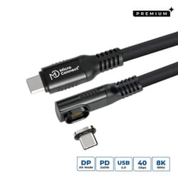 Microconnect MC-LS-USB4CC0.15-A USB cable USB4 Gen 3x2 0.15 m USB C Black