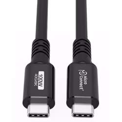 Microconnect USB4CC015 USB cable USB4 Gen 3x2 0.15 m USB C Black - Additional view 2