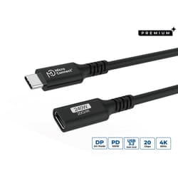 Microconnect USB3.2CC015EX USB cable USB 3.2 Gen 2x2 0.15 m USB C Black