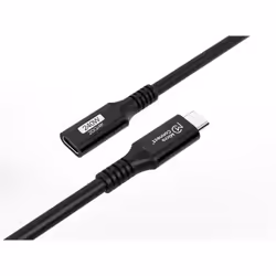 Microconnect USB3.2CC015EX USB cable USB 3.2 Gen 2x2 0.15 m USB C Black - Additional view 2