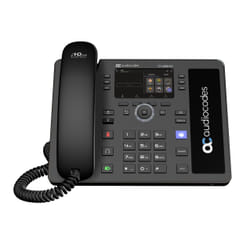 AudioCodes Teams C435HD-R IP-Phone PoE GbE with an external power supply black