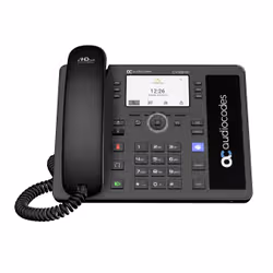 AudioCodes Teams C435HD-R IP-Phone PoE GbE with an external power supply black - Additional view 2
