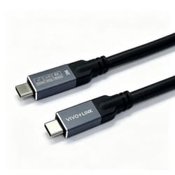 Vivolink USB-C to USB-C Cable 2m - USB4, 40Gbps, 100W PD, 8K, Enterprise-tested USB cable USB4 Gen 2x2 USB C 40 Gbit/s Black