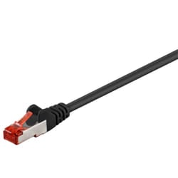 Microconnect S/FTP CAT6 30m Black LSZH networking cable S/FTP (S-STP) Round