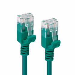 Microconnect U/UTP CAT6A Slim 15M Green networking cable U/UTP (UTP) - Additional view 2