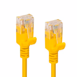 Microconnect U/UTP CAT6A Slim 20M Yellow networking cable U/UTP (UTP) - Additional view 2