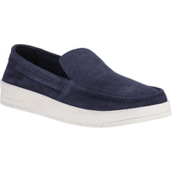 ) Jack & Jones Maccartney Suede Men's Navy Blazer Loafers - Blue, 8 (Adults'