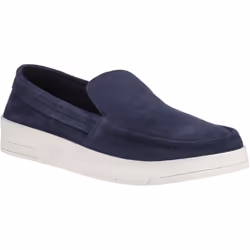 ) Jack & Jones Maccartney Suede Men's Navy Blazer Loafers - Blue, 9 (Adults'