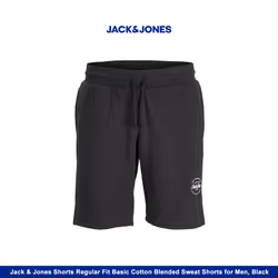 Jack & Jones Shorts Regular Fit Basic Cotton Blended Sweat Short