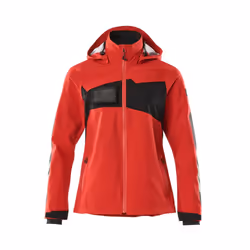 MASCOT 18011-249-20209-XL, Jacket, Woman, XL, 20209 - Traffic Red/Black, 104 cm, Polyester