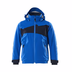 MASCOT 18935-249-91010-164, Jacket, 91010 - Azure Blue/Dark Navy, 80 cm, Polyester, 185 g/m², 100% polyester