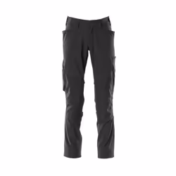 MASCOT 18079-511-09-90C60, Pants, Man, Black, 90C60, 1130 mm, 90 cm