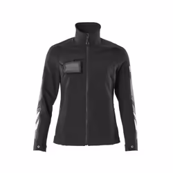 MASCOT 18008-511-09-3XL, Jacket, Woman, Black, 3XL, 120 cm, Elastolefin, Polyester