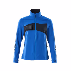 MASCOT 18008-511-91010-3XL, Jacket, Woman, 3XL, 91010 - Azure Blue/Dark Navy, 120 cm, Elastolefin, Polyester