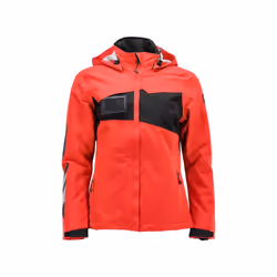 MASCOT 18345-231-20209-3XL, Jacket, Woman, 3XL, 20209 - Traffic Red/Black, 120 cm, Polyester