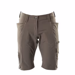 MASCOT 18048-511-18-C54, Shorts, Woman, C54, 18 - Dark Anthracite, 1220 mm, Elastolefin, Polyester