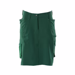 MASCOT 18147-511-03-C48, Skirt, Woman, Green, C48, 1040 mm, Elastolefin, Polyester