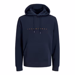 Jack & Jones Star Sweat Hood-Deep Teal-XX-Large - Dark Navy, XX-Large