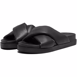 ) ONLY MINNIE-12 Polyurethane Women's Black Mules - Black, 5 (Adults'