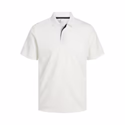 Jack & Jones Rodney Short Sleeve Polo - Cloud Dancer, Medium