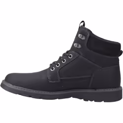 ) Jack & Jones Stratford Polyurethane Men's Anthracite Boots - Black, 8 (Adults'