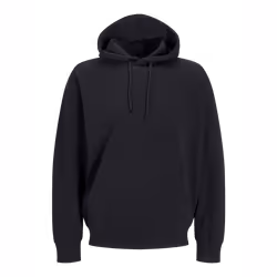Jack & Jones Jjecharge Sweat Hood Noos-White Melange-XX-Large - Black, Large