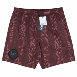 2024-2025 Denmark Special Edition Hummel x Halo Shorts (Dark Red) (Kids) - SB