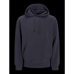 Jack & Jones Jjecharge Sweat Hood Noos-White Melange-XX-Large - Dark Navy, Medium