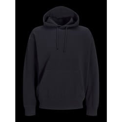 Jack & Jones Jjecharge Sweat Hood Noos-White Melange-XX-Large - Black, Medium